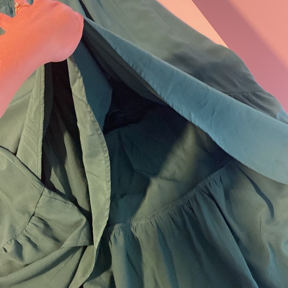 Newshows Women's 2023 Summer V Neck Midi Dresses Casual Puff Green - Picture 6 of 12